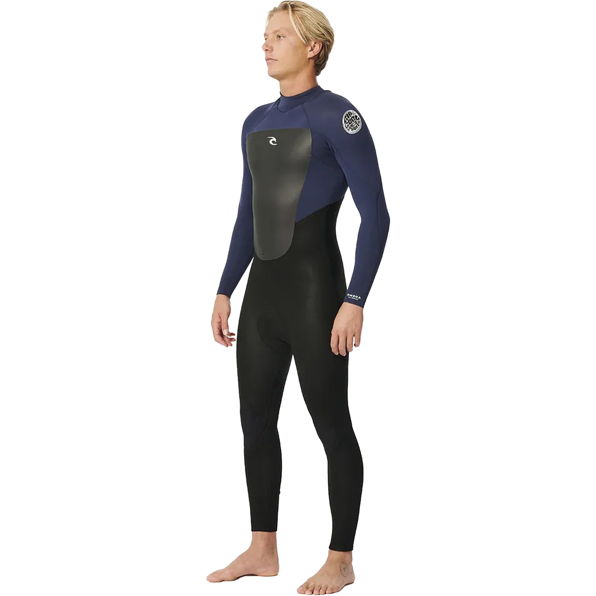 2025 Rip Curl Mens Omega 3/2mm Back Zip Wetsuit 15IMFS - Slate
